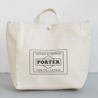 ポーター(PORTER)の【新品】PORTER アーバンリサーチ トートバッグ M　オフホワイト(トートバッグ)