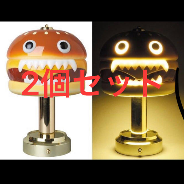 UNDERCOVER(アンダーカバー)の2個セット UNDERCOVER × MEDICOM TOY HAMBURGER エンタメ/ホビーのフィギュア(その他)の商品写真