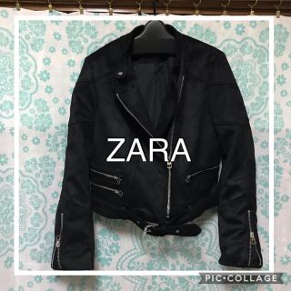 ザラ(ZARA)のZARA スウェードタッチ ライダース(ライダースジャケット)