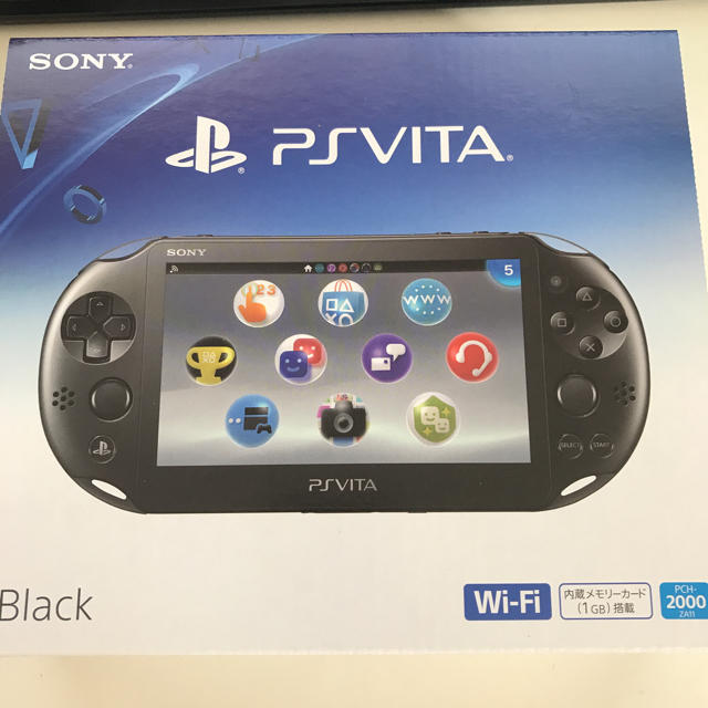 新品未開封 SONY PS VITA ブラック PCH-2000ZA11