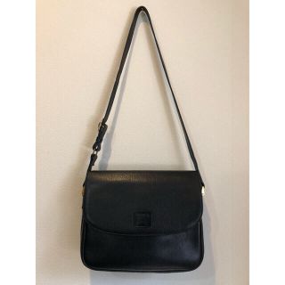 バーバリー(BURBERRY)の美品 Burberry バーバリー ヴィンテージ ショルダーバッグ ブラック(ショルダーバッグ)