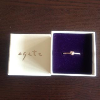アガット(agete)のお値下げ中。(リング(指輪))