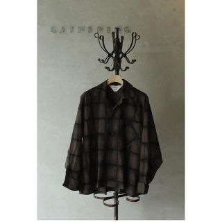 サンシー(SUNSEA)のSUNSEA 18AW FLANNEL CHECK GIGOLO SHIRTS(シャツ)