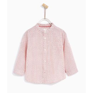 ザラキッズ(ZARA KIDS)の幾何学模様 プリント地 シャツ ベビー(シャツ/カットソー)