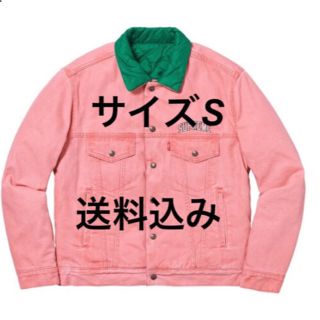 シュプリーム(Supreme)の新品 supreme Levi's リバーシブル ジャケット ピンク(Gジャン/デニムジャケット)