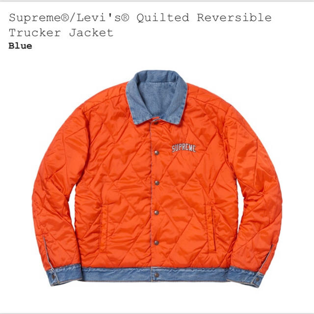 Supreme(シュプリーム)のSupreme Levi’s Reversible Trucker Jacket メンズのジャケット/アウター(Gジャン/デニムジャケット)の商品写真