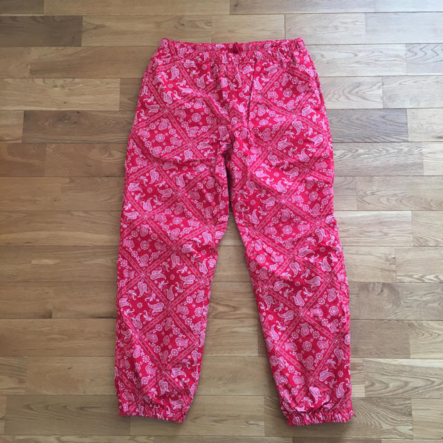 赤Ｓサイズ Supreme Bandana Track Pant