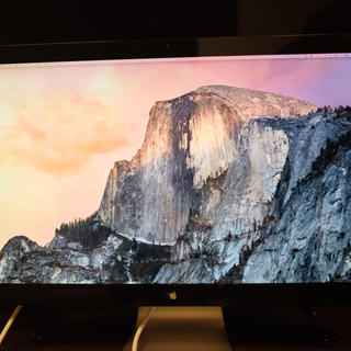 アップル(Apple)のLED Cinema Display (27-inch) MC007J/A(ディスプレイ)