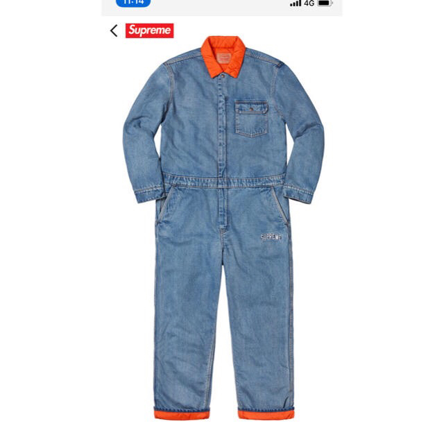 早い物勝ち Supreme Levi’s coveralls XL 定価以下ジャケット/アウター