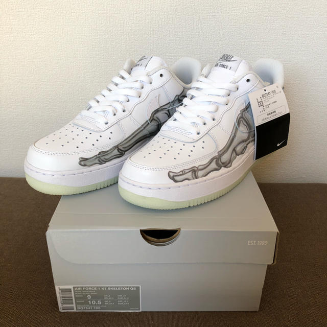 靴/シューズNIKE AIR FORCE 1  '07 SKELETON QS 27㎝