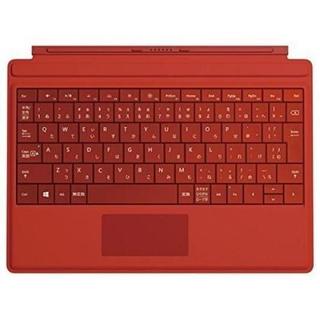 マイクロソフト(Microsoft)のSurface 3 Type Cover 赤黒セットMODEL 1654　中古品(タブレット)