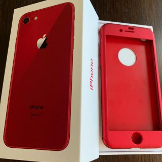 アイフォーン(iPhone)の希少iPhone8レッド(iPhoneケース)