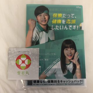 【非売品】田中圭・橋本環奈 アフラッククリアファイル&雪若丸パンフレット(ノベルティグッズ)