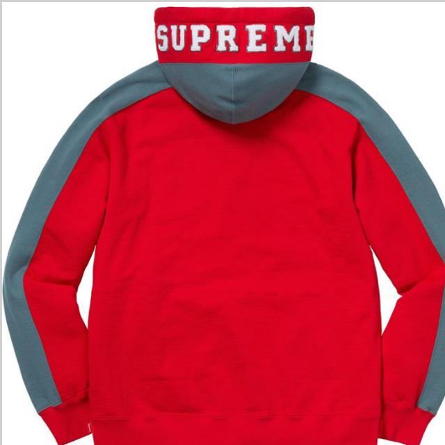 Supreme(シュプリーム)のsupreme Paneled Hooded Sweatshirt Red M メンズのトップス(パーカー)の商品写真