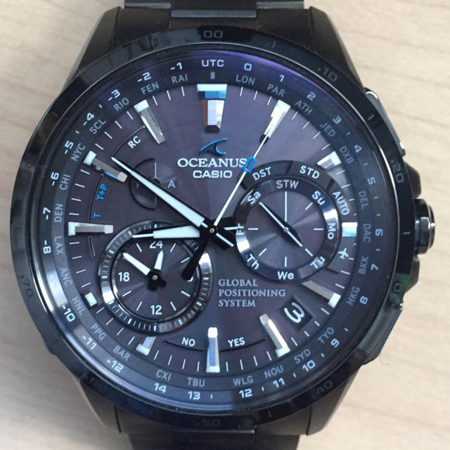 超高品質で人気の アイスクリーム - CASIO 新品同様 g1000b OCW オシアナス カシオ 腕時計(アナログ) 2
