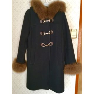 ジャスグリッティー(JUSGLITTY)のJUSGLITTY ロングダッフルコート size1 フォックスファー(ダッフルコート)