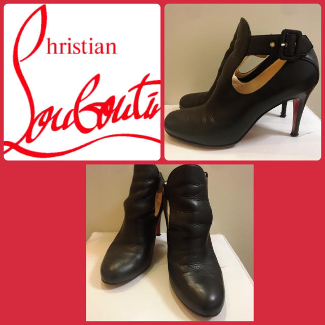 Christian Louboutin(クリスチャンルブタン)のクリスチャンルブタン♡ブラックレザー ブーティ♡ レディースの靴/シューズ(ブーティ)の商品写真