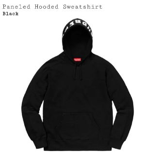 シュプリーム(Supreme)のSupreme Paneled Hooded black s(パーカー)