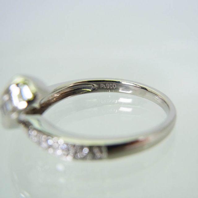 Pt900 ダイヤモンド リング 10号[f309-5］ レディースのアクセサリー(リング(指輪))の商品写真
