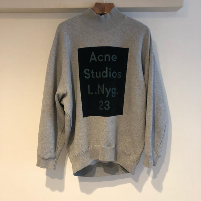 ACNE Beta Flock Pr PAW14 オーバーサイズ スウェット