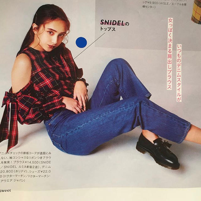 SNIDEL - SNIDEL 2018AW リボンディティールブラウス の通販 by m・m ...