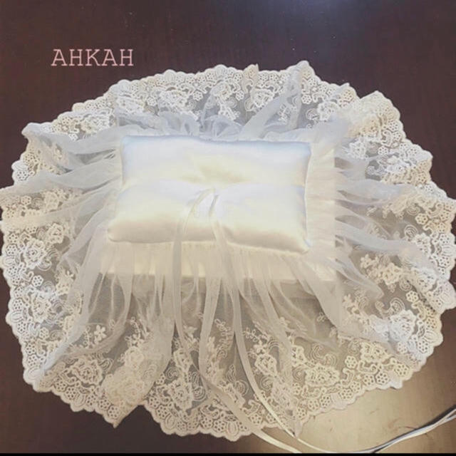 AHKAH(アーカー)のAHKAH❤︎リングピロー ハンドメイドのウェディング(リングピロー)の商品写真