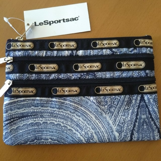 LeSportsac(レスポートサック)のレスポートサック三段 ポーチ ペイズリー柄 レディースのファッション小物(ポーチ)の商品写真