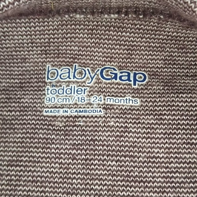 babyGAP(ベビーギャップ)のギャップ トレーナー キッズ/ベビー/マタニティのキッズ服女の子用(90cm~)(Tシャツ/カットソー)の商品写真