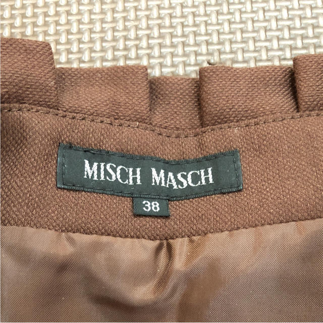 MISCH MASCH(ミッシュマッシュ)のミッシュマッシュブラウンスカート 38サイズ レディースのスカート(ひざ丈スカート)の商品写真