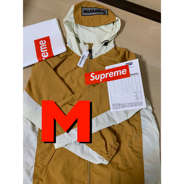 Supreme(シュプリーム)のsupreme 2-tone zip up Jacket M gold 18aw メンズのジャケット/アウター(ナイロンジャケット)の商品写真