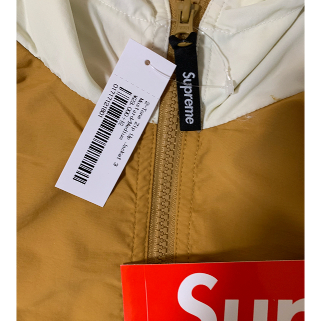 Supreme(シュプリーム)のsupreme 2-tone zip up Jacket M gold 18aw メンズのジャケット/アウター(ナイロンジャケット)の商品写真