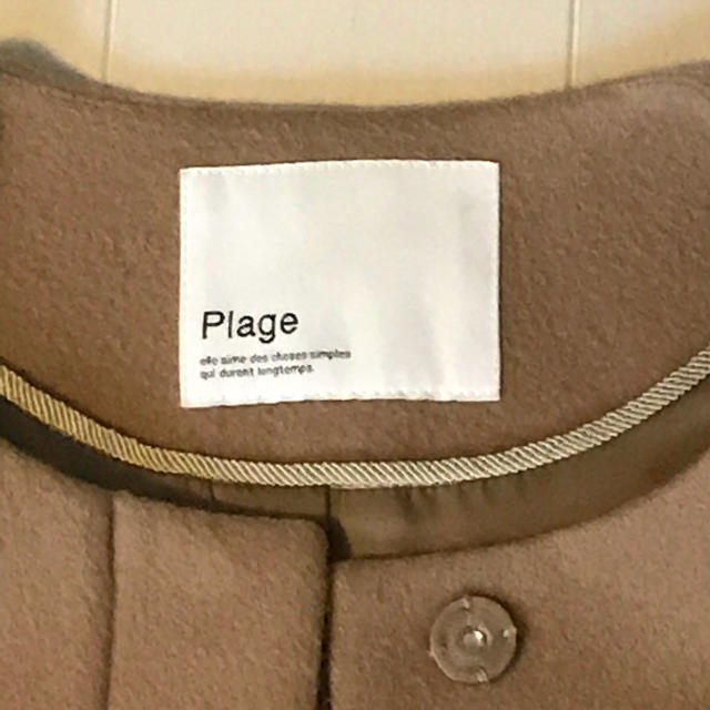 Plage(プラージュ)のPlage キャメルウールコート レディースのジャケット/アウター(その他)の商品写真