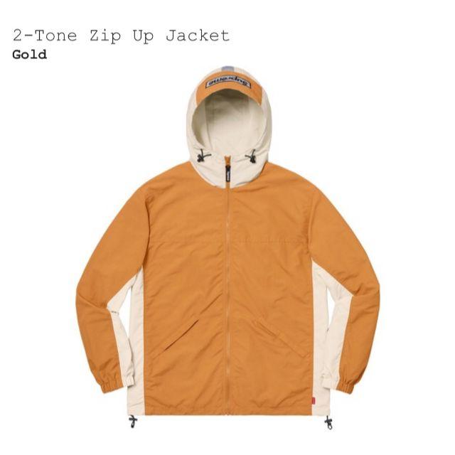 M　Supreme 2-Tone Zip Up Jacket　GOLD