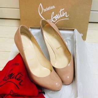 クリスチャンルブタン(Christian Louboutin)のルブタン  ピンクベージュパンプス 38(ハイヒール/パンプス)