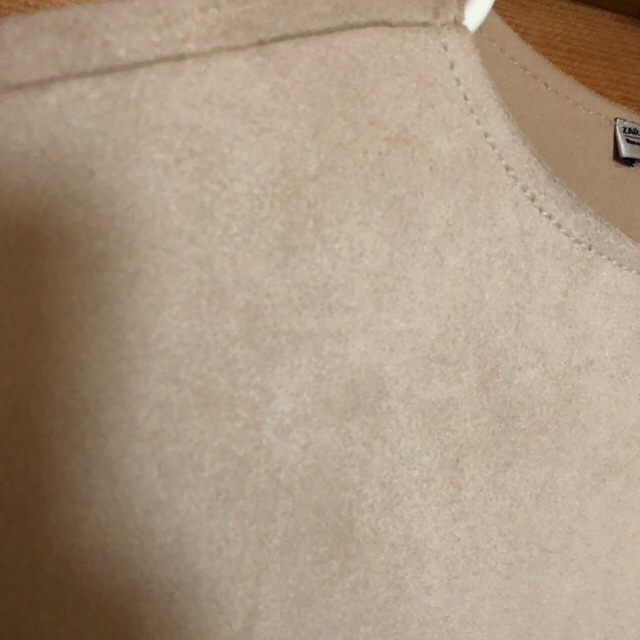 ZARA(ザラ)のザラ ノーカラーコート レディースのジャケット/アウター(ロングコート)の商品写真