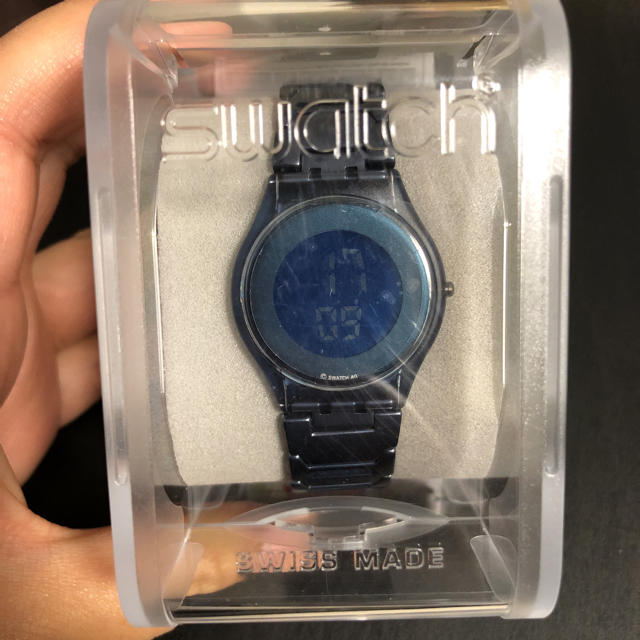 swatch(スウォッチ)のスウォッチ 腕時計　swatch　ネイビー レディースのファッション小物(腕時計)の商品写真