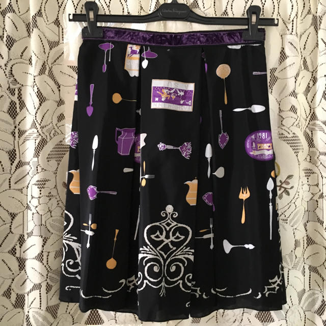 ANNA SUI(アナスイ)のANNA SUI（インポート）シルクスカート レディースのスカート(ミニスカート)の商品写真