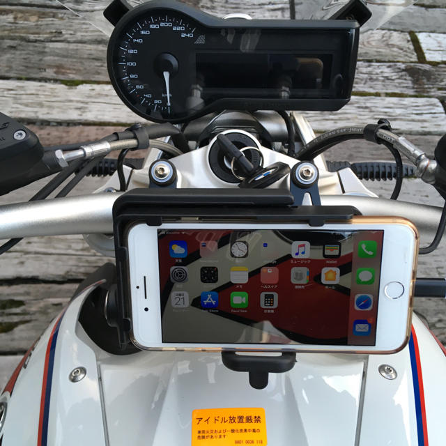 BMW 純正ナビステー用携帯電話ホルダー 自動車/バイクのバイク(装備/装具)の商品写真