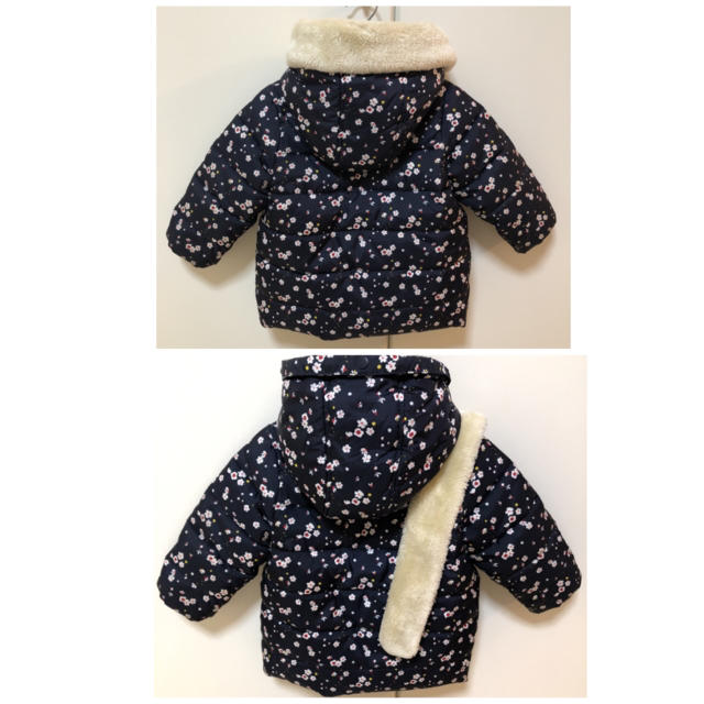 PETIT BATEAU(プチバトー)のプチバトー PETITBATEAU 中綿フードコート 24ヵ月86cm キッズ/ベビー/マタニティのベビー服(~85cm)(ジャケット/コート)の商品写真