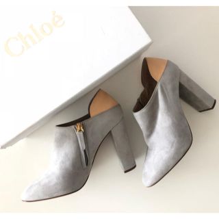 クロエ(Chloe)の【美品】クロエ スエードブーティー ¥102,600(ブーツ)