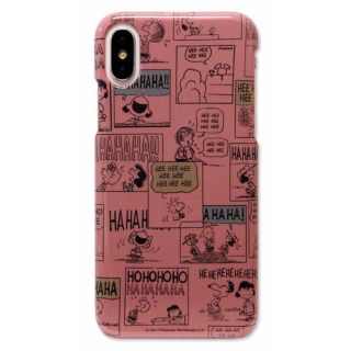 ピーナッツ(PEANUTS)の♡：スヌーピーコミック柄iPhoneXケース(iPhoneケース)