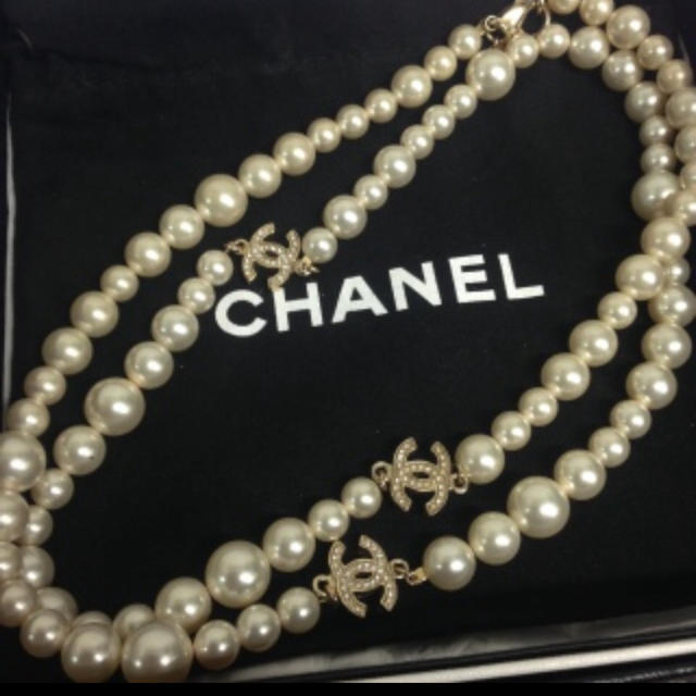 CHANEL - シャネルロングパールネックレスの通販 by Rimee shop｜シャネルならラクマ