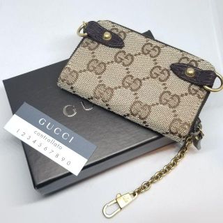 グッチ(Gucci)の美品‼ GUCCI キーリング付 コインケース 小銭入れ 財布 グッチ(コインケース)