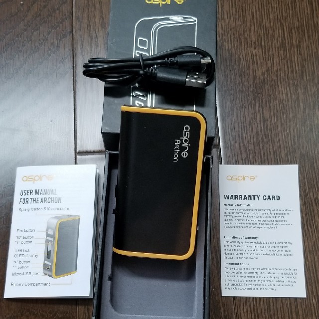 VAPE aspire airchon 中古　傷あり メンズのファッション小物(タバコグッズ)の商品写真