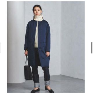 ユナイテッドアローズ(UNITED ARROWS)の新品☆ユナイテッドアローズ  UBCS ダウン ノーカラーコート(ダウンコート)