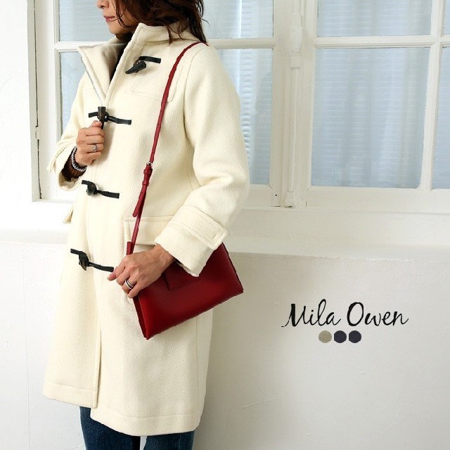 サザエさん様専用【Mila Owen】ウールブレンドロングダッフルコート
