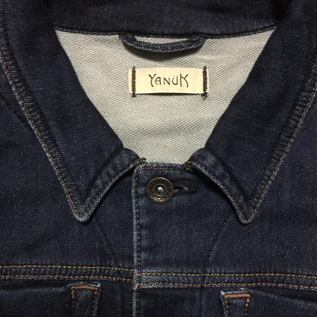 YANUK(ヤヌーク)のヤヌークデニットジャケットS レディースのジャケット/アウター(Gジャン/デニムジャケット)の商品写真