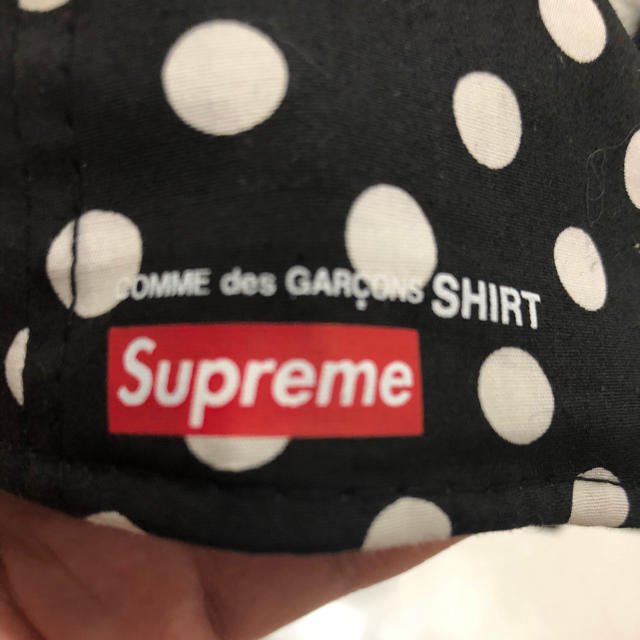 supreme×COMMEdesGARCONSニューエラ7 5/8