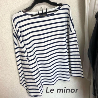 ルミノア(Le Minor)のルミノア ボーダートップス(カットソー(長袖/七分))