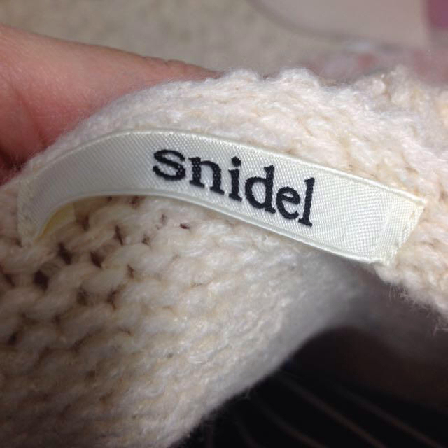 SNIDEL(スナイデル)のセーターとストライプのワンピースセット レディースのワンピース(ミニワンピース)の商品写真